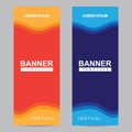 Modern banners set template and background Royalty Free Stock Photo