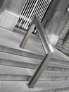 Modern bannister. Royalty Free Stock Photo