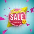 Modern bargain sale poster Royalty Free Stock Photo