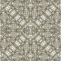 Modern Baroque Ornate Seamless Pattern