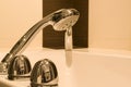 Modern bathroom fixture Royalty Free Stock Photo