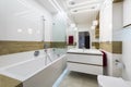 Modern bathroom interior design Royalty Free Stock Photo