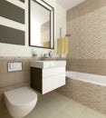 Modern bathroom interior