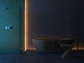 Modern bathroom (night)