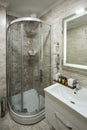 Modern Bathroom and Shower Cabin