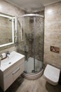 Modern Bathroom and Shower Cabin