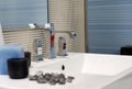 Modern bathroom sink Royalty Free Stock Photo