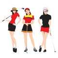 Fashion female golfer, Fashion Golfer