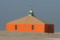 Modern bedouin tent in Nouakchott, Mauritania Royalty Free Stock Photo