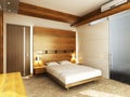 Modern bedroom Royalty Free Stock Photo