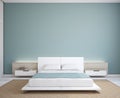 Modern bedroom interior. Royalty Free Stock Photo