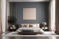 modern bedroom interior. 3 d renderingmodern bedroom interior. 3 d renderingmodern bright interiors Royalty Free Stock Photo