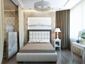Modern Bedroom Interior Design with White Furniture