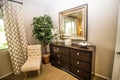 Chest Of Drawers And Mirror In Bedroom