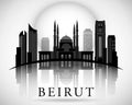 Modern Beirut City Skyline Design. Lebanon