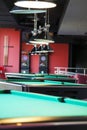 Modern Billiard Club Inviting to Play Royalty Free Stock Photo