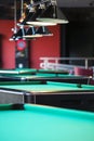 Modern Billiard Club Inviting to Play Royalty Free Stock Photo