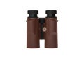 Modern binoculars. Optical device for long-range observation. Isolate on a white back