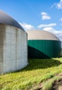 Modern biogas plant for generating electricity