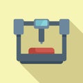 Modern bioprinting icon flat vector. Organ transplant