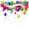 Modern birthday background Royalty Free Stock Photo