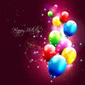 Modern birthday background