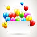 Modern birthday background Royalty Free Stock Photo