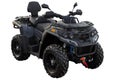 Modern black atv Royalty Free Stock Photo