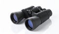 Modern Black Binoculars Isolated on White Background Royalty Free Stock Photo