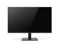 Modern black computer monitor on white background high resolution display screen Royalty Free Stock Photo