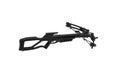 Modern black crossbow isolate on a white back. Quiet weapon for hunting and sports