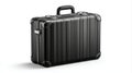 Modern Black Metal Briefcase Isolated White Background Royalty Free Stock Photo