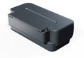 Modern black multifunction printer 3D rendering Royalty Free Stock Photo