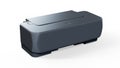 Modern black multifunction printer 3D rendering Royalty Free Stock Photo
