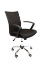 Modern black office chair on isolated on white background Royalty Free Stock Photo