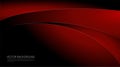 Modern black red gradient vector background. black and wave red gradient design concepts. Vector illustrations for wallpapers,