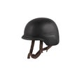 Modern black safety helmet isolate on a white bac. Military Soldier Helmet, Advanced Combat Helmet ACH is the next generation