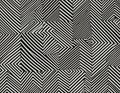 Modern black and white zigzag pattern with edgy design Royalty Free Stock Photo