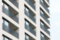 Modern block of flats or apartament house Royalty Free Stock Photo