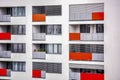 Modern block of flats , Luxury Apartment Building. Royalty Free Stock Photo