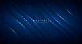 Modern Blue Abstract Background with Elegant Bright Diagonal Lines Royalty Free Stock Photo