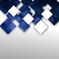 Modern Blue Black and White Square Abstract Background