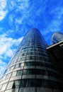 Modern Blue building in LaDefense Royalty Free Stock Photo