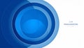 Modern Blue Concentric Circles Background Royalty Free Stock Photo