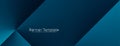 Modern blue elegant geometric business banner template Royalty Free Stock Photo