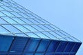 Modern blue glass business center Royalty Free Stock Photo