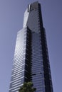 Modern blue glass Eureka tower building in Melbourne, Australia Royalty Free Stock Photo