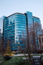 Modern glassed office building in Central London Royalty Free Stock Photo