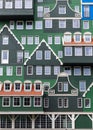 Modern Dutch style buildings in Zaandam, Netherlands