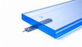Precision Paper Cutter on a Clean White Background Royalty Free Stock Photo